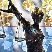 Schmuckgrafik Justititia, öffnet die Rechtsprechungsdatenbank